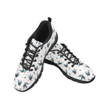 Swallow Pattern Print Design 04 Men's Breathable Sneakers ( Model 055)