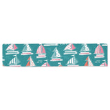 Cute sailboat pattern Table Runner