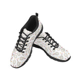 Tennis Pattern Print Design 04 Men's Breathable Sneakers ( Model 055)