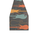 electric guitars pattern Table Runner