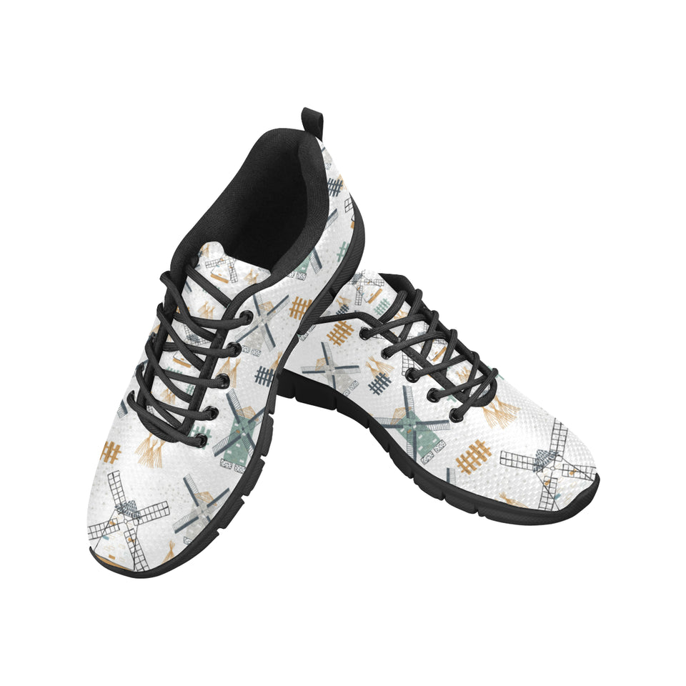 windmill pattern Women's Sneaker Shoes