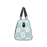 Maneki neko cat sakura Travel Bag
