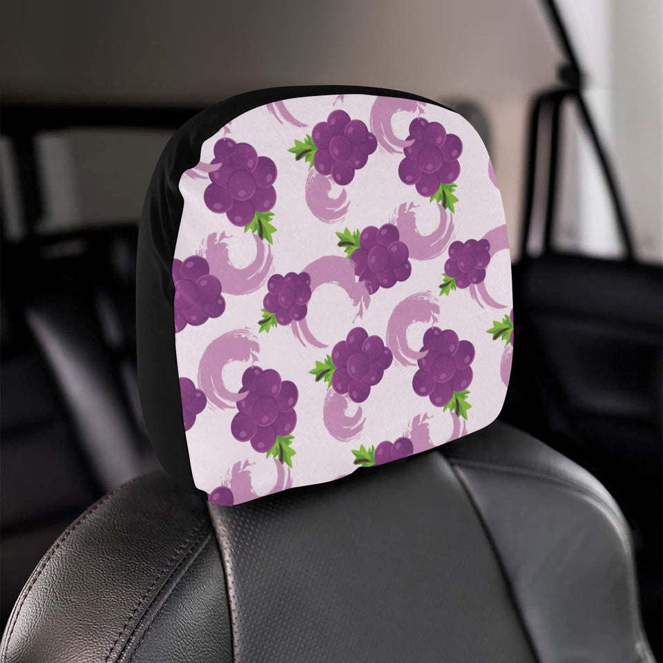 Cute Grape pattern Car Headrest Cover