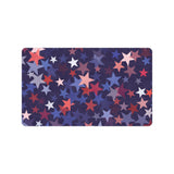 Red blue star pattern Doormat