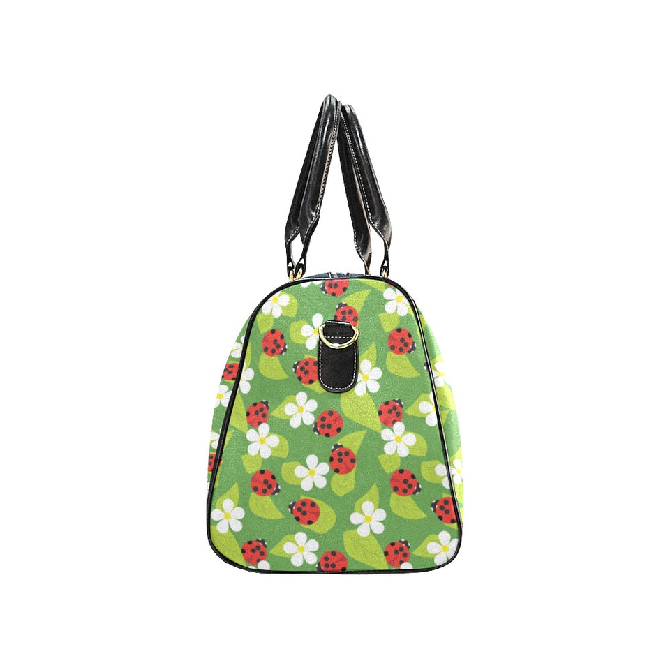 Ladybug Pattern Print Design 01 Travel Bag