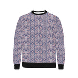 Indian Batik Style pattern Men's Crew Neck Sweatshirt