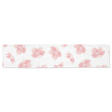 Pink sakura cherry blossom pattern Table Runner