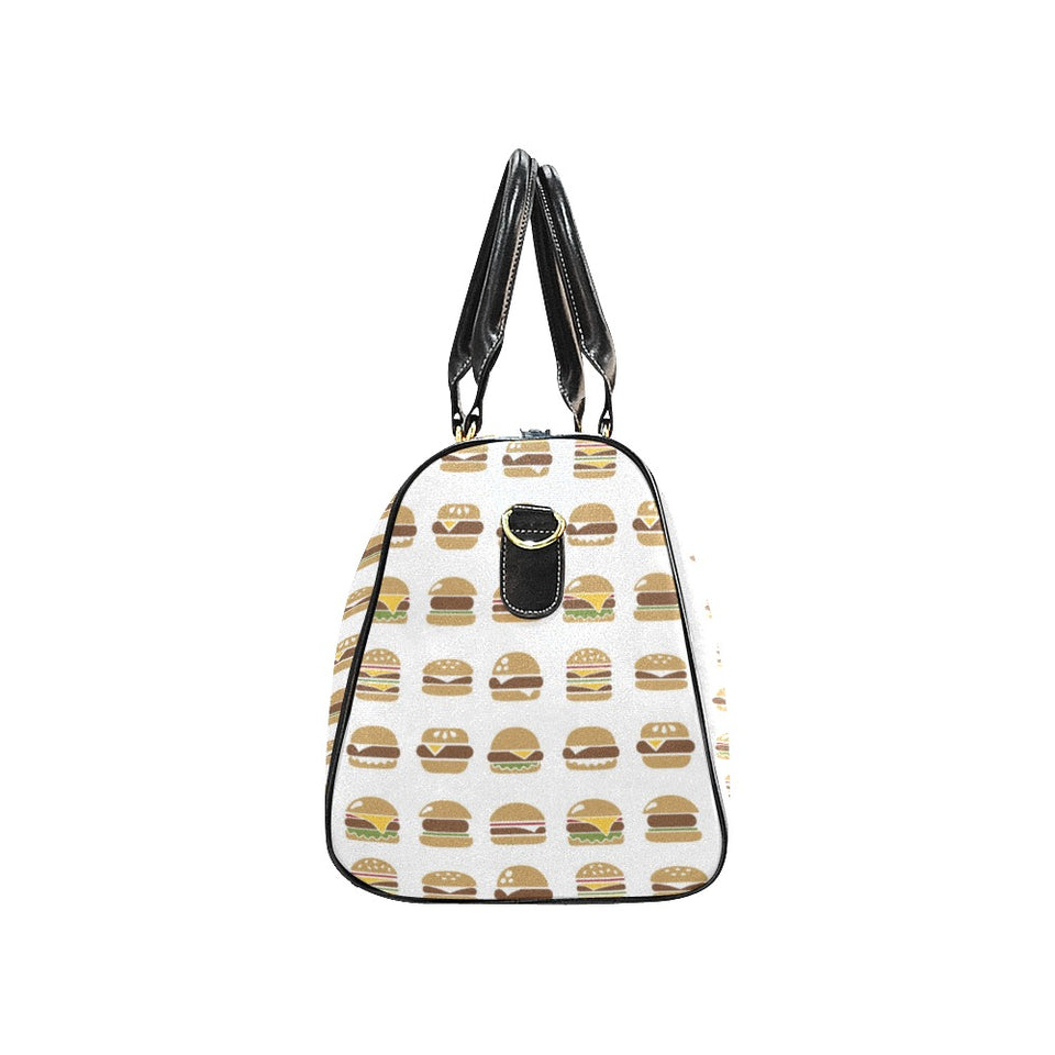 Hamburger Pattern Print Design 02 Travel Bag