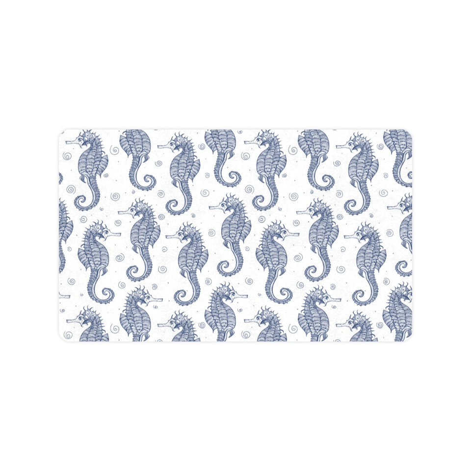 Seahorse pattern background Doormat