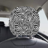 Zebra skin pattern Car Headrest Cover