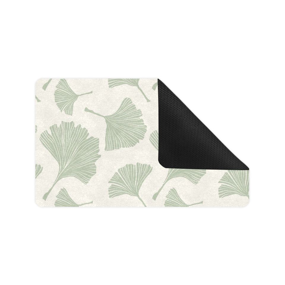 Ginkgo leaves pattern Doormat