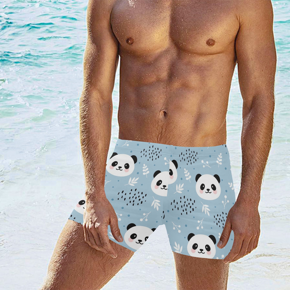Cute panda pattern Men's Swimming Trunks