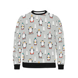 Cute Penguin christmas pattern Men's Crew Neck Sweatshirt