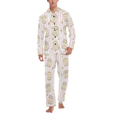 cute owl leaf Men's Long Pajama Set