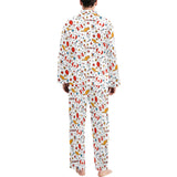 Canada Pattern Print Design 03 Men's Long Pajama Set