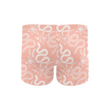 Snake lilies flower pattern Men's Swimming Trunks