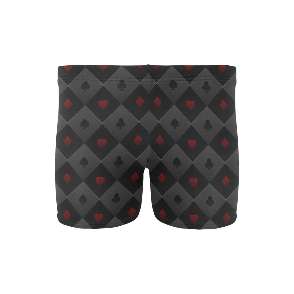 Casino Cards Suits Pattern Print Design 05 Men's Swimming Trunks