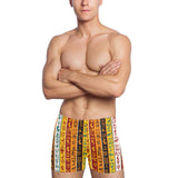 Egypt Hieroglyphics Pattern Print Design 01 Men's Swimming Trunks