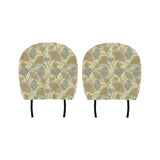 Ginkgo leaves design pattern Car Headrest Cover
