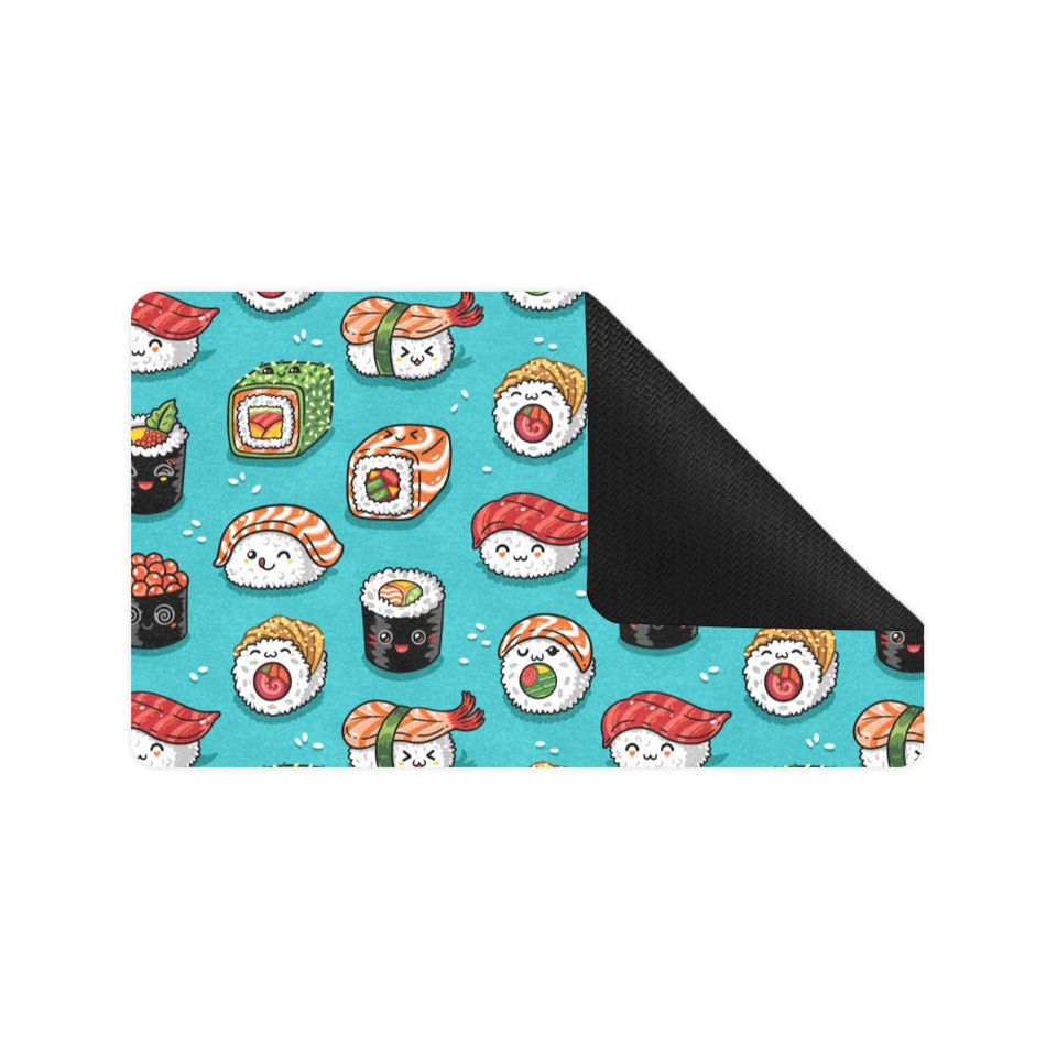 Cute sushi pattern Doormat