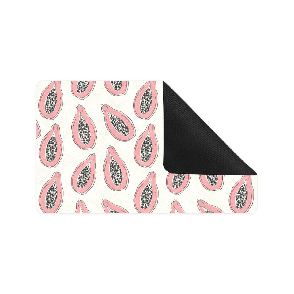 papaya pattern Doormat