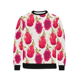dragon fruits design pattern Men's Crew Neck Sweatshirt