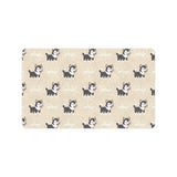 Cute Siberian Husky Doormat