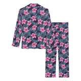 Hibiscus Pattern Print Design 05 Women's Long Pajama Set