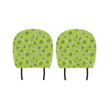 Slices of Lime design pattern Car Headrest Cover