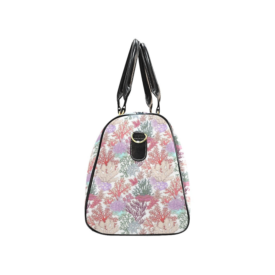 Coral Reef Pattern Print Design 03 Travel Bag