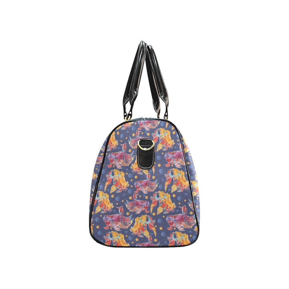 Goldfish Pattern Print Design 05 Travel Bag
