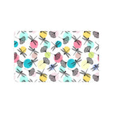 Dragonflies ginkgo leaves pattern Doormat