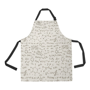 Chemistry Periodic Table Pattern Print Design 04 All Over Print Adjustable Apron