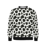 Cow skin pattern Men's Crew Neck Sweatshirt