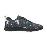 unicorn rainbows moon clound star pattern Women's Sneaker Shoes