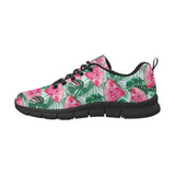 Watermelons tropical palm leaves pattern Women's Sneaker Shoes