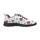 Cute color paper sailboat pattern Women's Sneaker Shoes