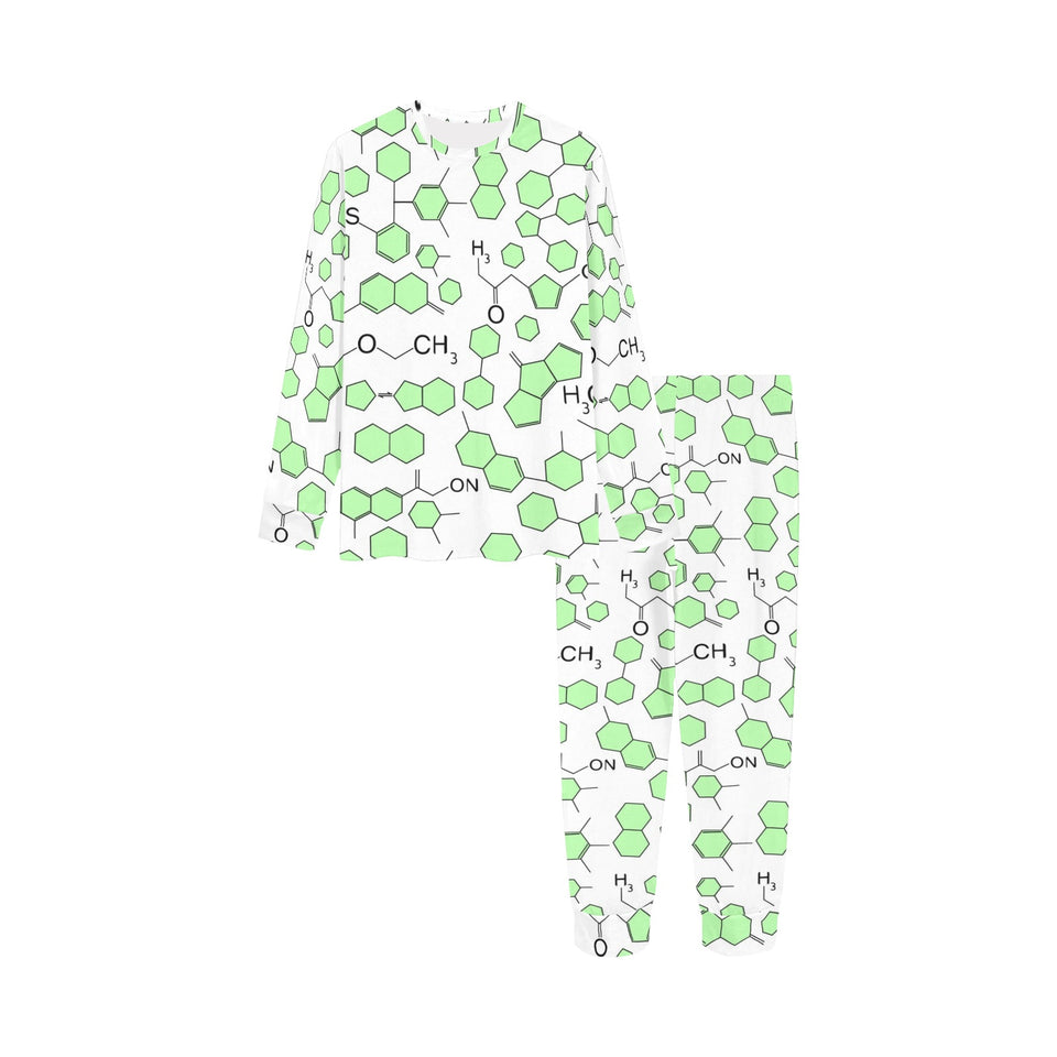 Chemistry Periodic Table Pattern Print Design 03 Kids' Boys' Girls' All Over Print Pajama Set