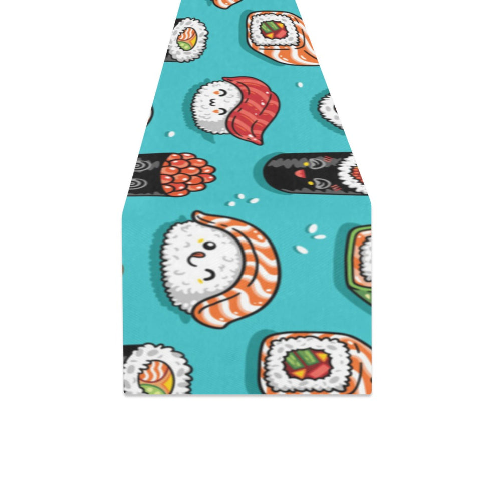 Cute sushi pattern Table Runner
