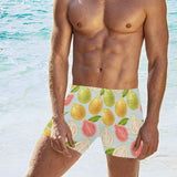 Guava design pattern Men's Swimming Trunks
