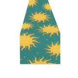 Sun green background Table Runner