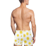 Sun pattern Men's Swimming Trunks