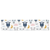 Cute sleeping sheep moon cloud pattern Table Runner