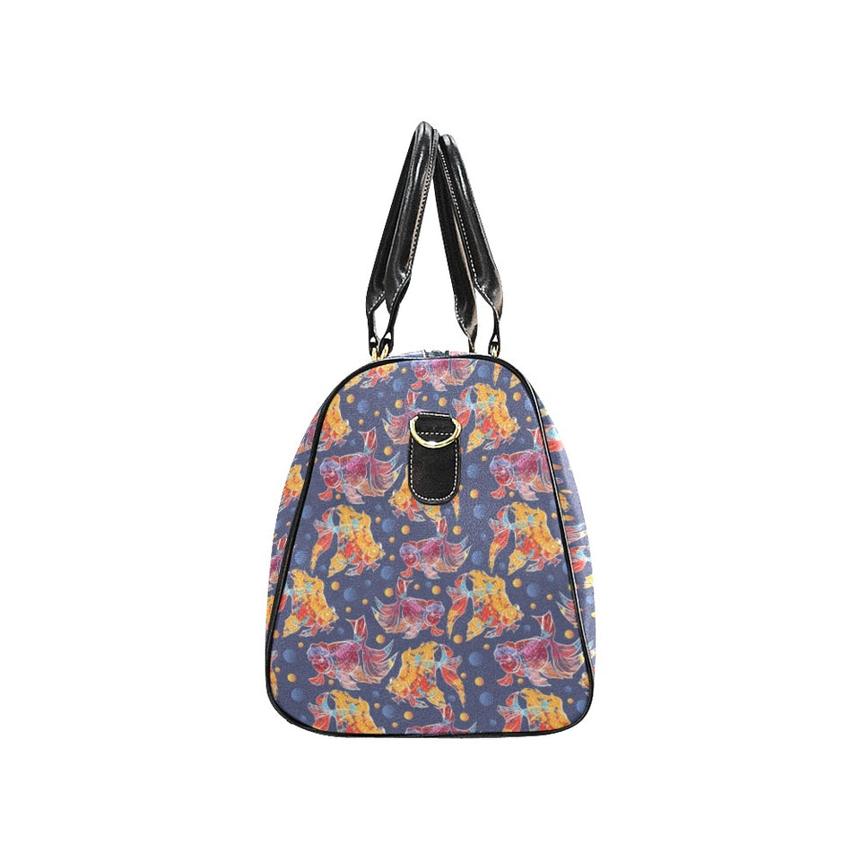 Goldfish Pattern Print Design 05 Travel Bag