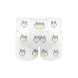 Cute Siberian Husky pattern Men's Swimming Trunks