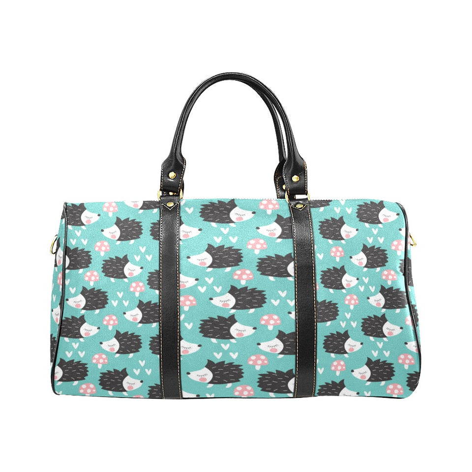Hedgehog Pattern Print Design 03 Travel Bag