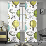 Hot Air Balloon Bird Cloud Pattern Gauze Curtain