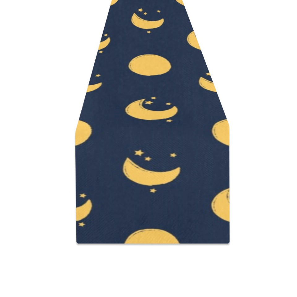 Moon star pattern Table Runner
