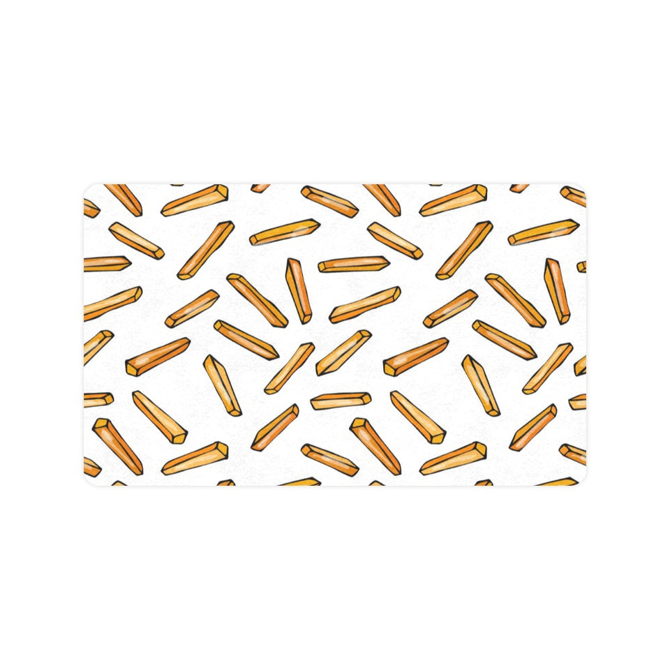 French fries potato pattern Doormat