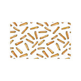 French fries potato pattern Doormat